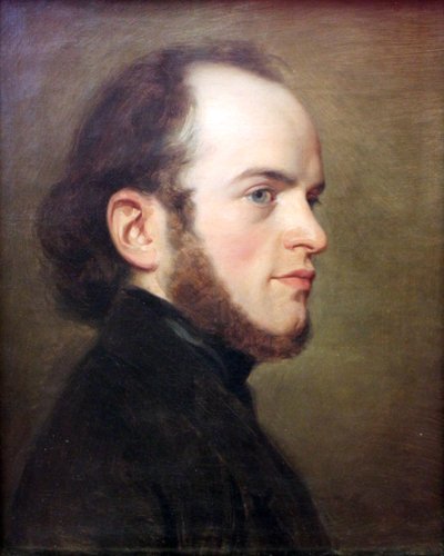 Ritratto di Adolph Menzel in gioventù da Adolph Menzel
